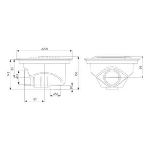 AQUA Bottom Pool Filter